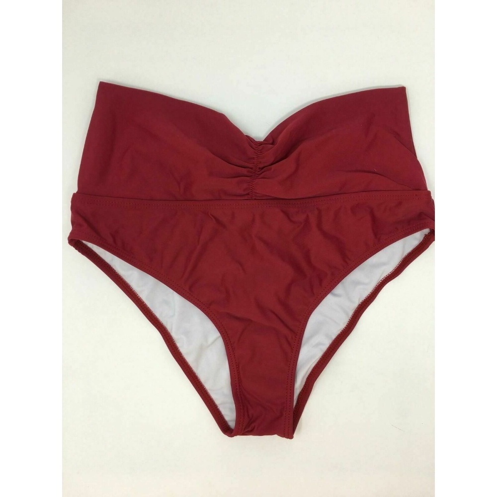 Women's Cupshe 2 Piece Bikini Set S Maroon - Picture 5 of 6